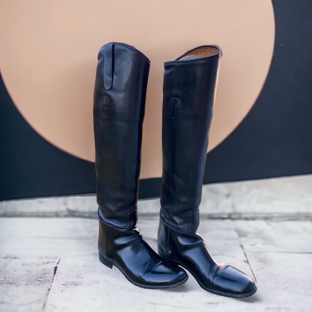 E. Vogel Equestrian dressage tall boots black